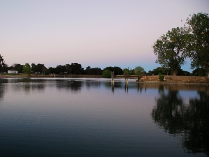 The lake at Gibson Ranch