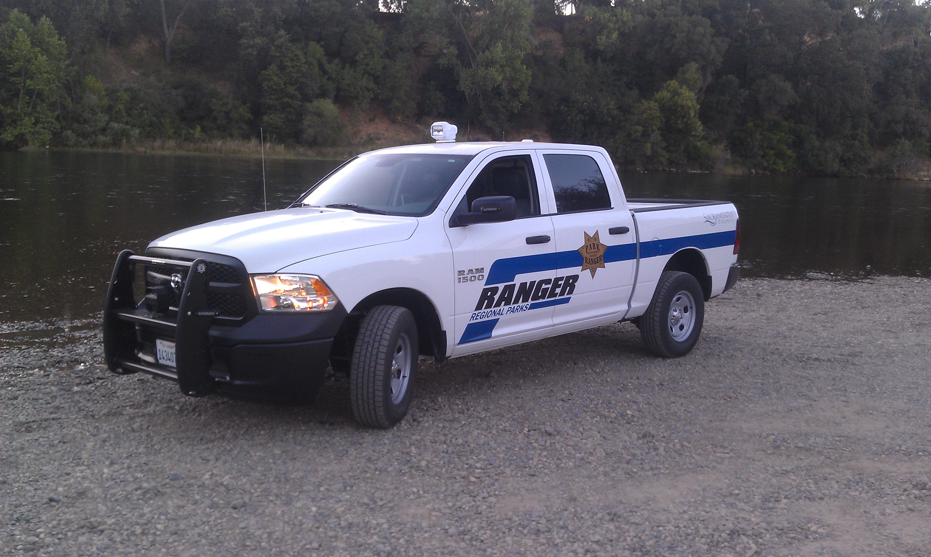 Ranger Truck Near River